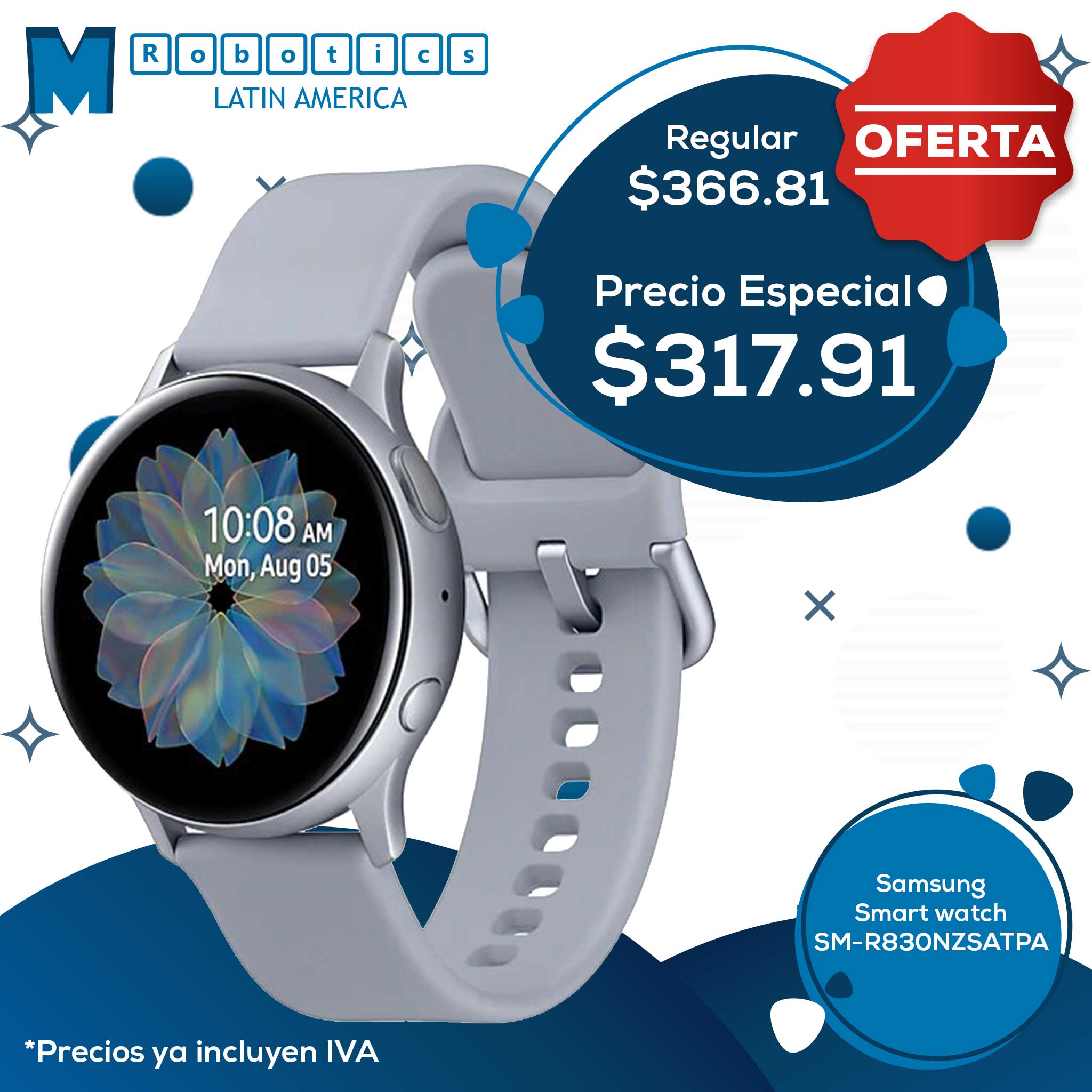 Samsung – Smart watch – SM-R830NZSATPA