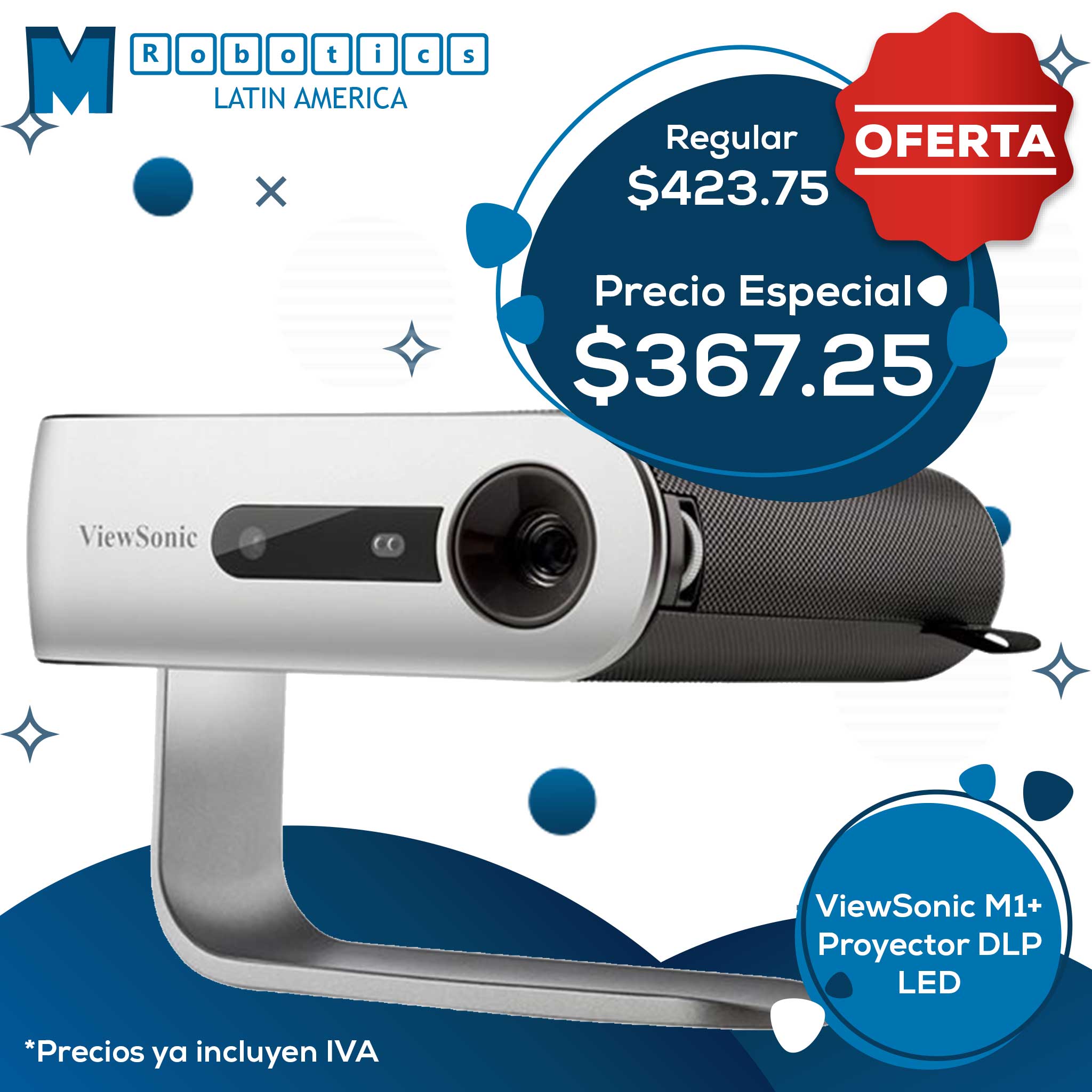 ViewSonic M1+ – Proyector DLP – LED